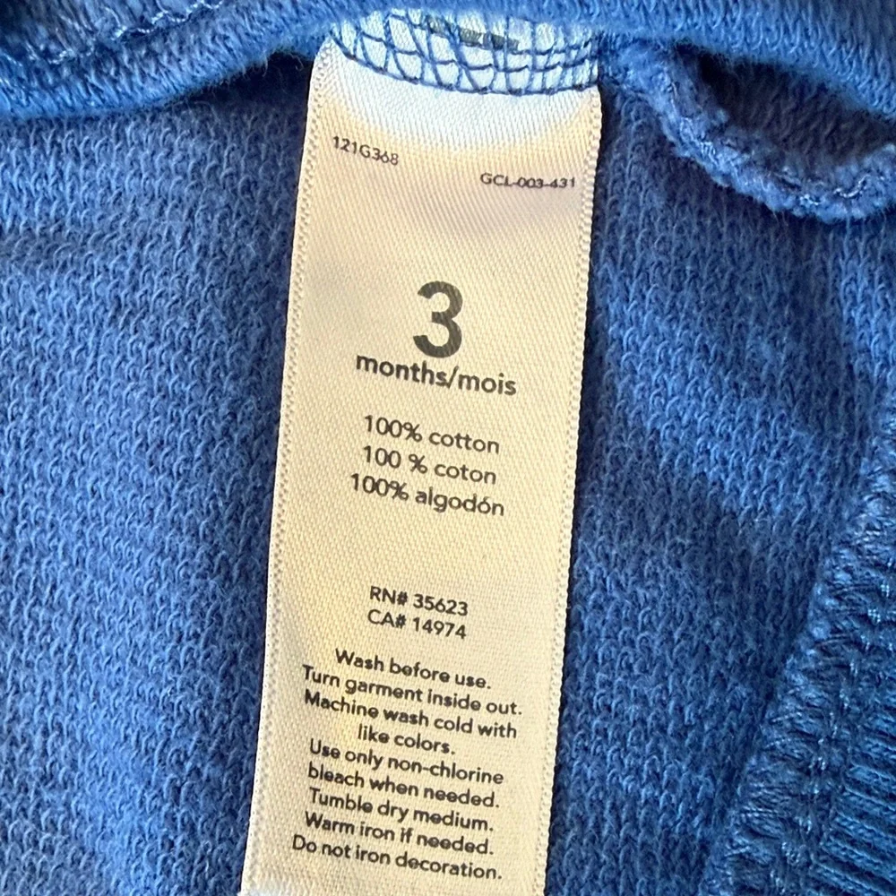 Carter's Baby Boy Blue Track Jacket Jogger Set 3M